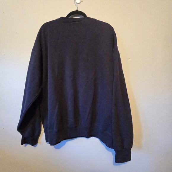 Vintage Y2K UNC Tar Heels Carolina Dad Sweatshirt Mens XXL Blue Embroidered - Picture 9 of 9